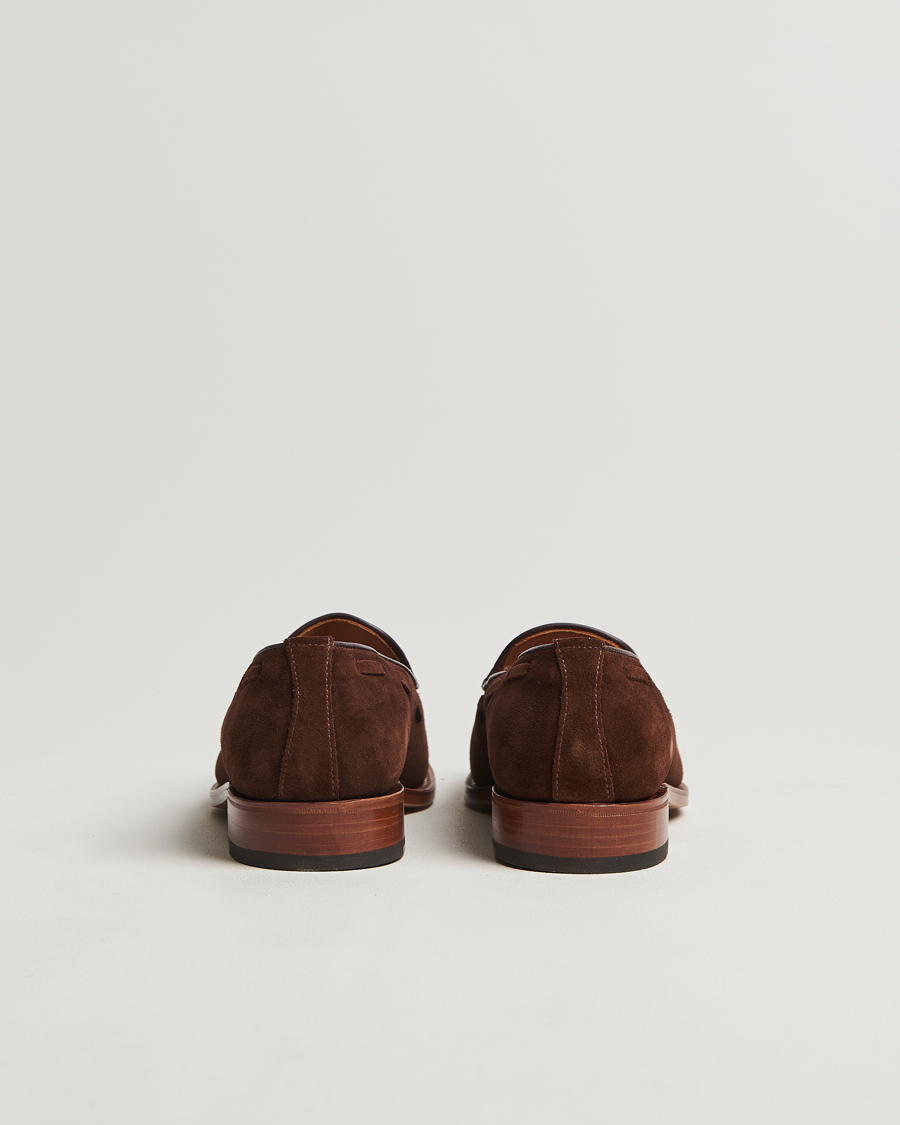 Heren | Sanders Finschley Suede Tassel Loafer Polo Snuff | Sanders | Finschley Suede Tassel Loafer Polo Snuff