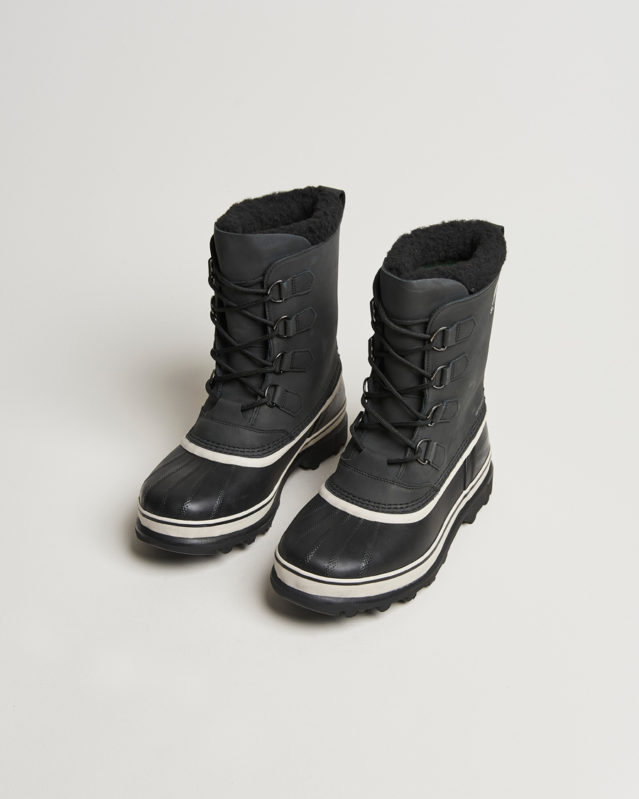 Heren | Laarzen | Sorel | Caribou WP Felt Lined Leather Boots Black