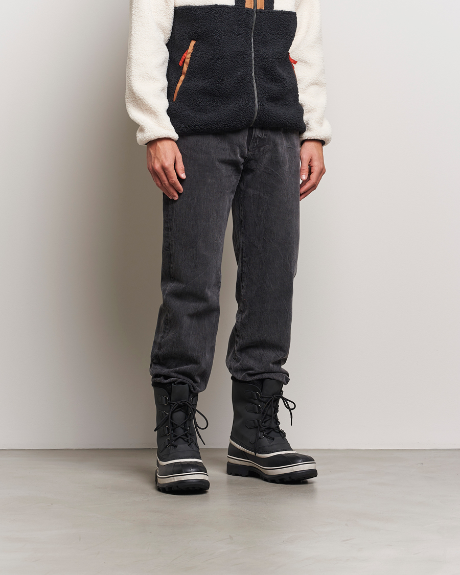 Heren | Laarzen | Sorel | Caribou WP Felt Lined Leather Boots Black