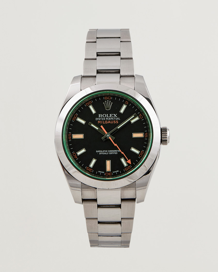 Heren | Rolex Pre-Owned Milgauss 116400GV Silver | Rolex Pre-Owned | Milgauss 116400GV Silver