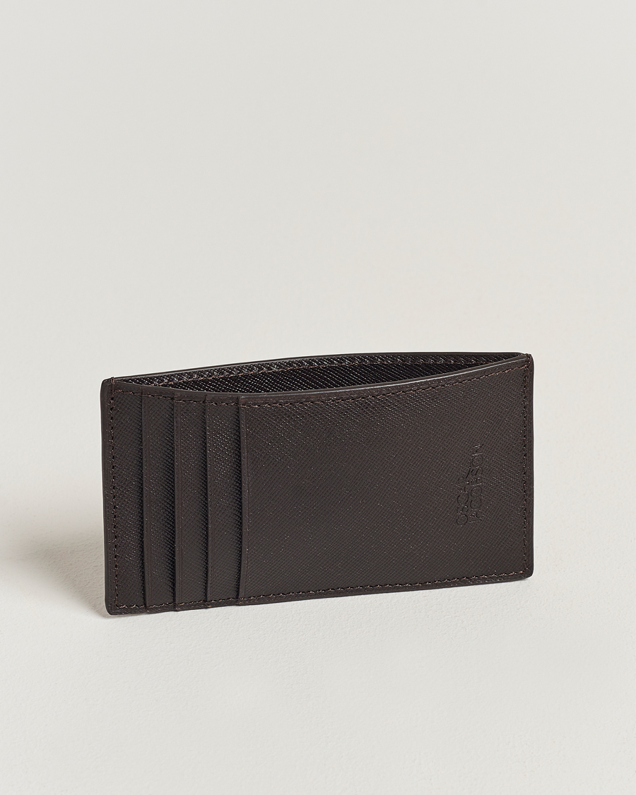 Heren | Portemonnees | Oscar Jacobson | Card Holder Leather Forastero Brown