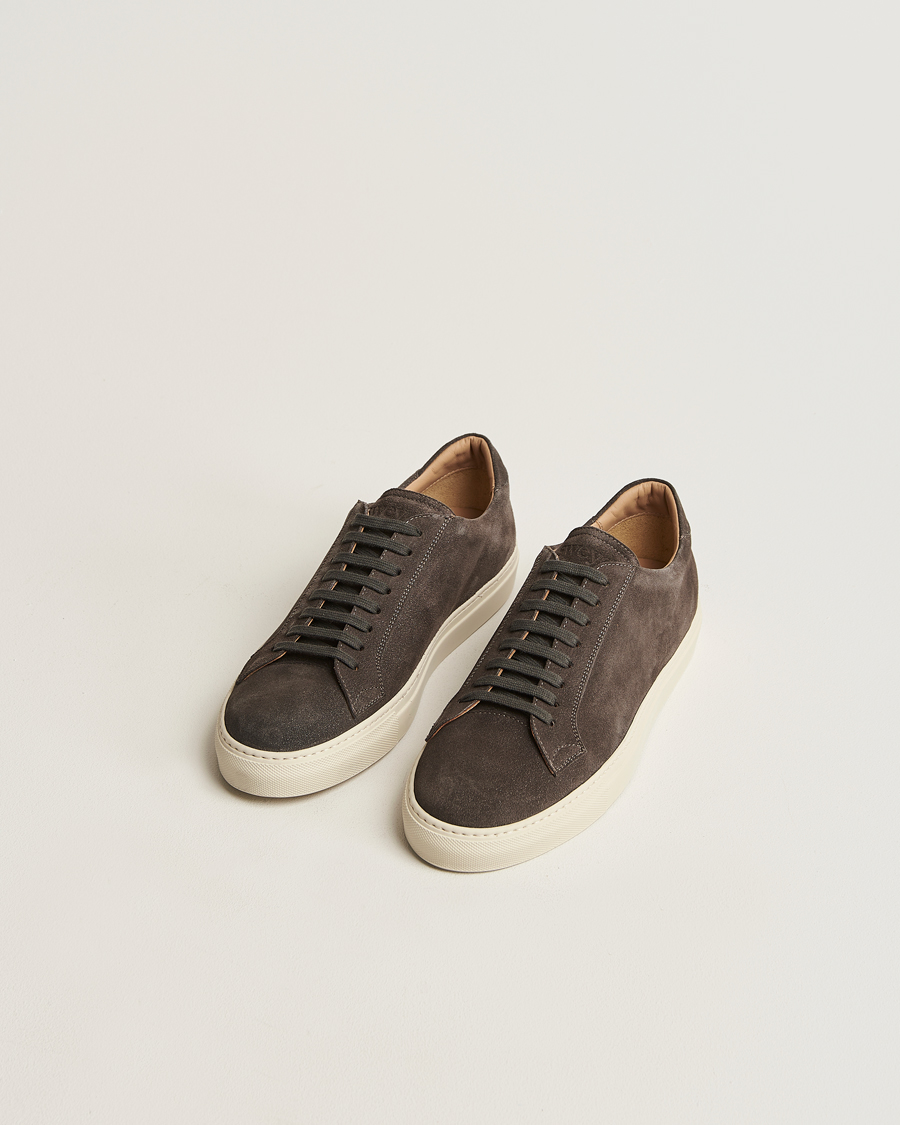 Heren |  | Sweyd | 055 Suede Sneaker Dark Grey