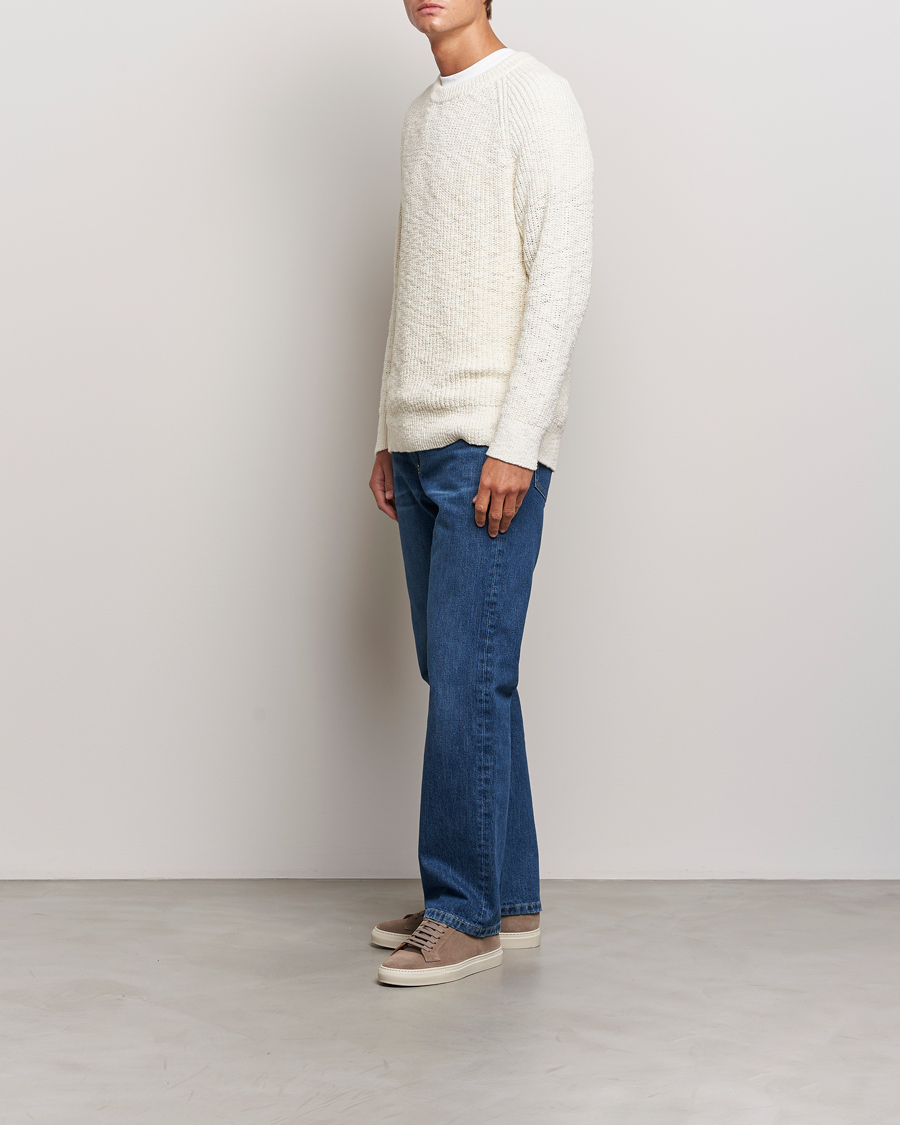 Heren | Truien | NN07 | Jacobo Heavy Knitted Sweater Cream