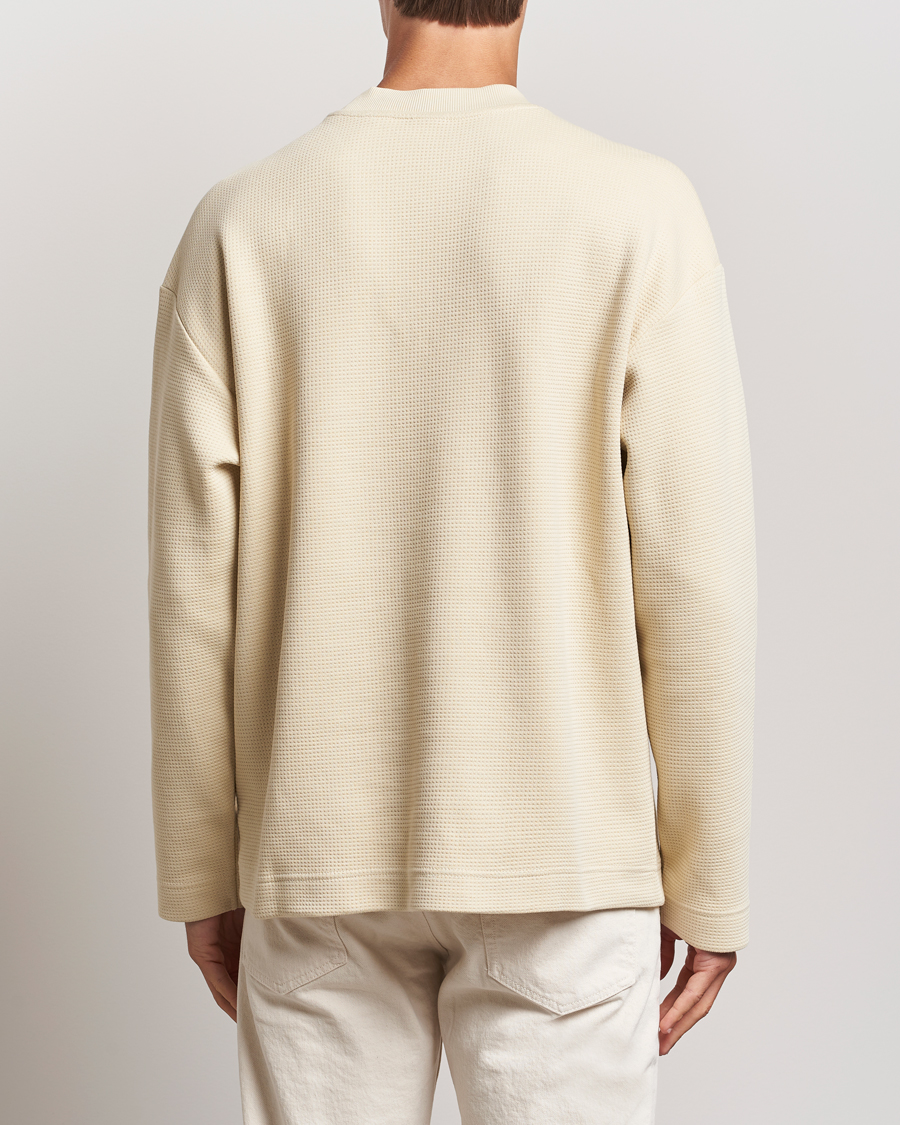Heren | T-shirts | NN07 | Benja Long Sleeve T-Shirt Ecru