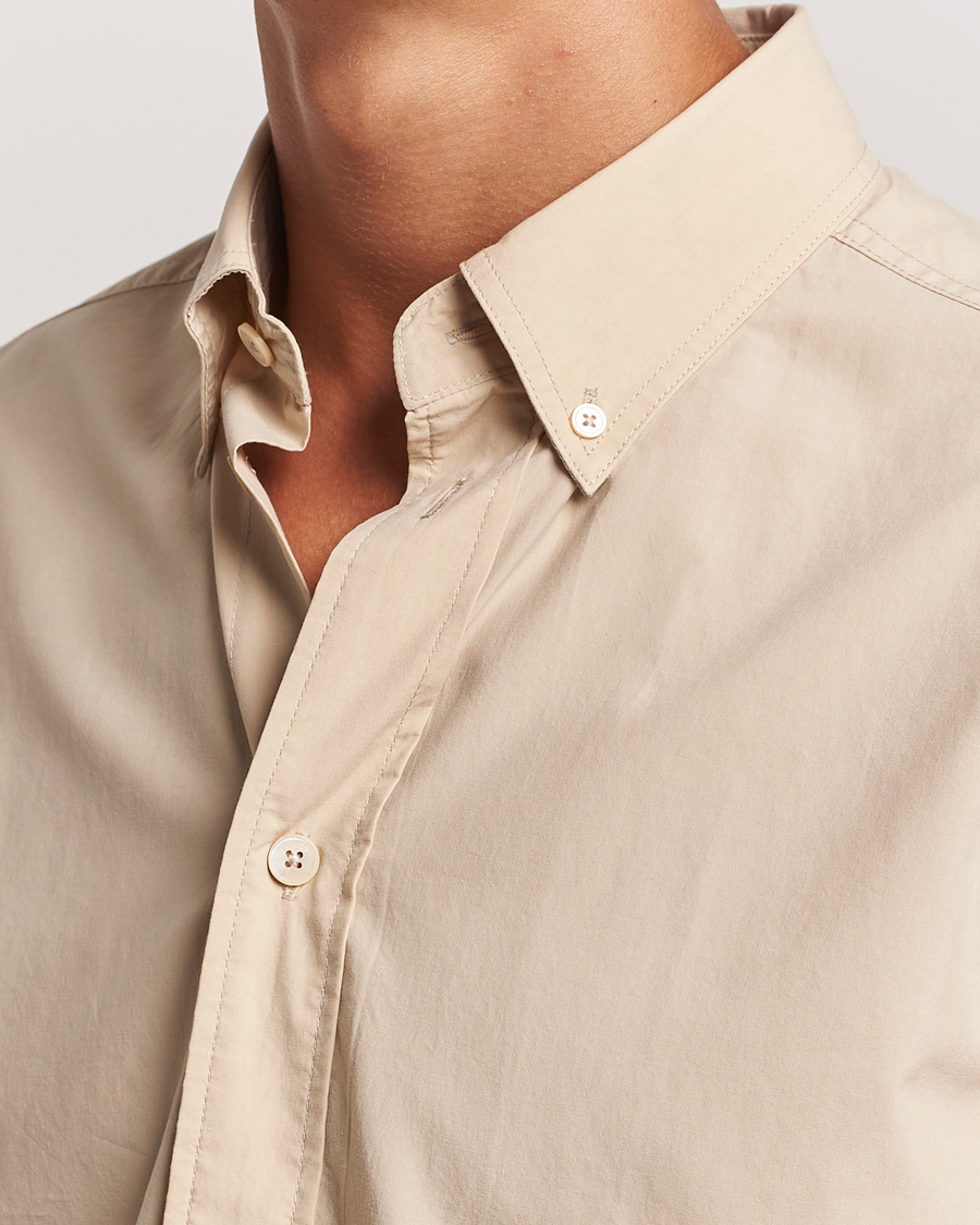 Heren | Overhemden | NN07 | Colby Lyocell/Cotton Button Down Shirt White Peppar