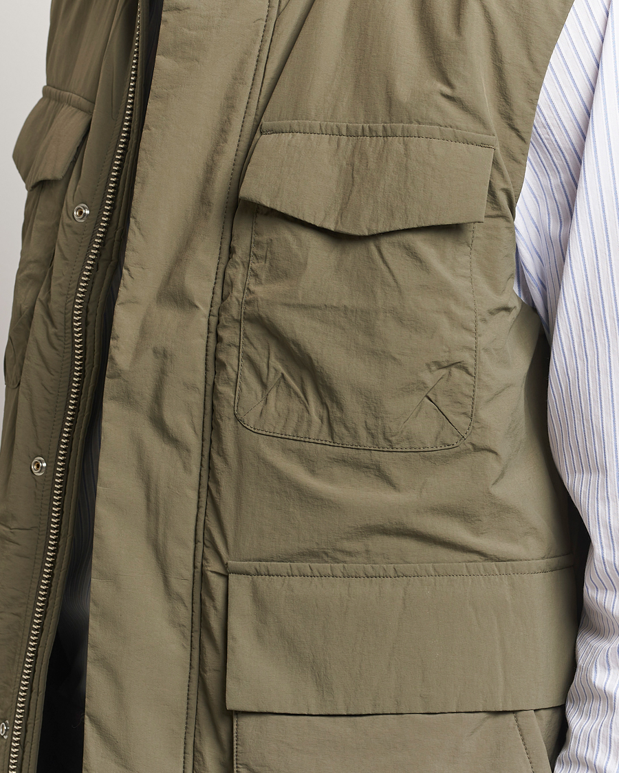 Heren | Jassen | NN07 | Perry Nylon Padded Vest Capers Green