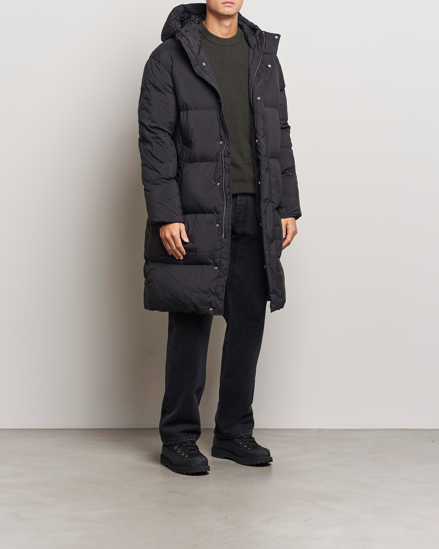 Heren | Jassen | NN07 | Pascal Padded Long Puffer Jacket Black