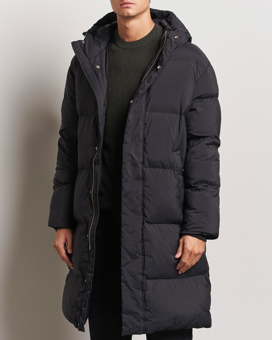 Heren | Jassen | NN07 | Pascal Padded Long Puffer Jacket Black