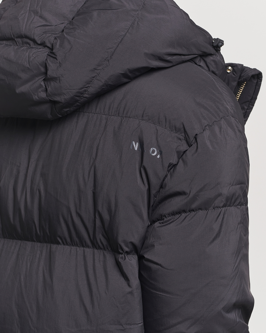 Heren | Jassen | NN07 | Pascal Padded Long Puffer Jacket Black