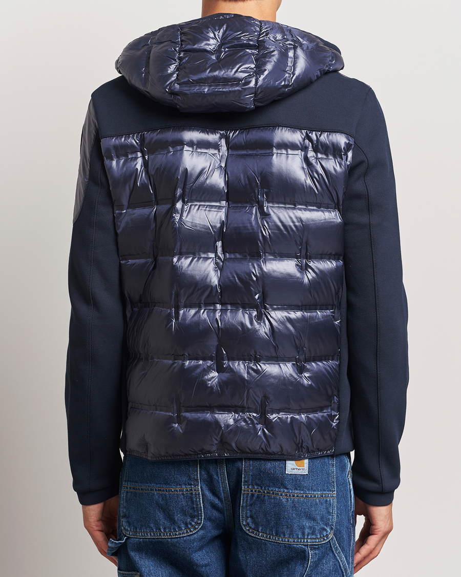 Heren | Jassen | Parajumpers | Gyles Piquet Puffer Hybrid Jacket Blue Navy