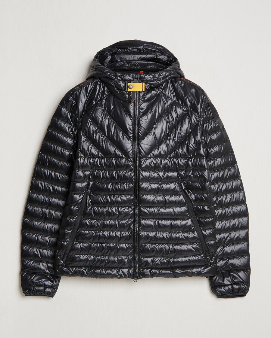 Heren | Jassen | Parajumpers | Miroku Techno Puffer Hodded Jacket Black