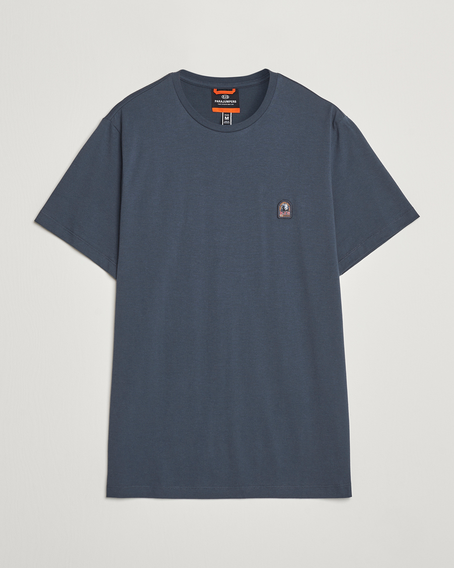 Heren | T-shirts | Parajumpers | Basic Patch T-Shirt Dark Avio