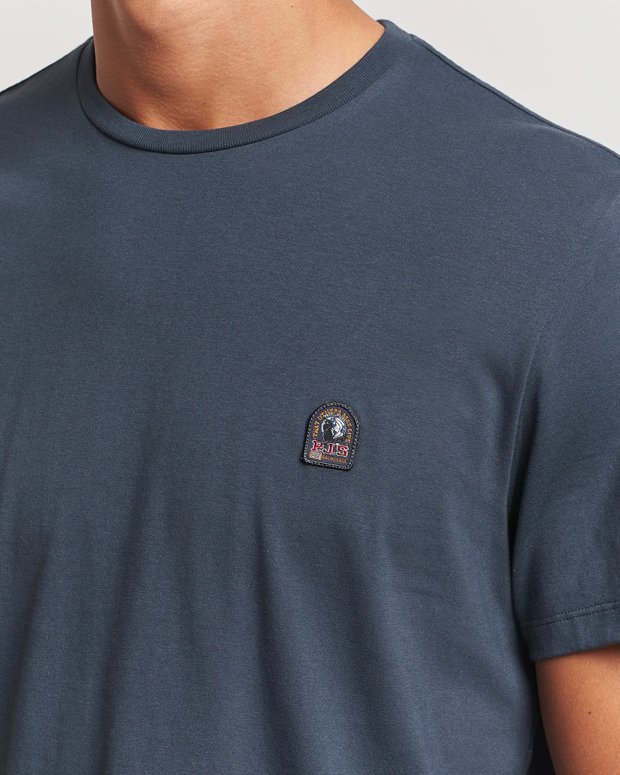 Heren | T-shirts | Parajumpers | Basic Patch T-Shirt Dark Avio
