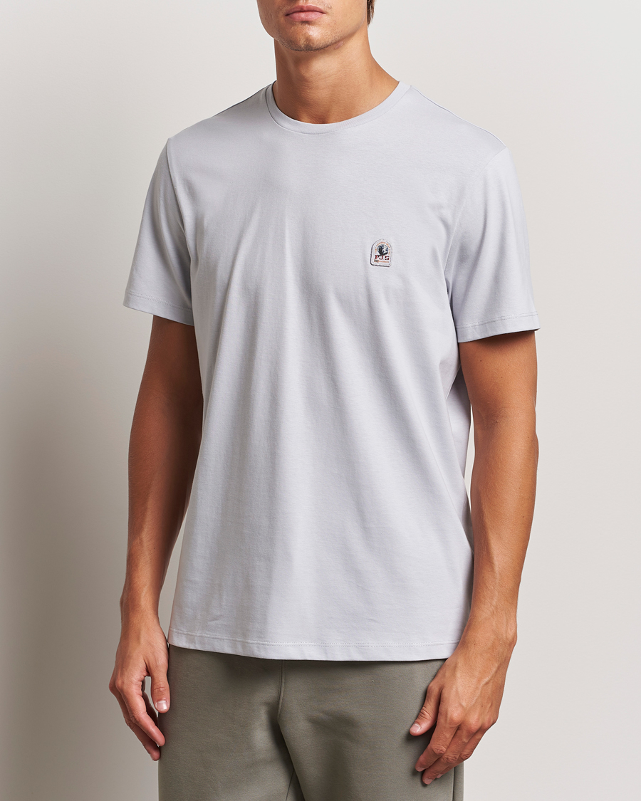 Heren | T-shirts | Parajumpers | Basic Patch T-Shirt Lunar Rock