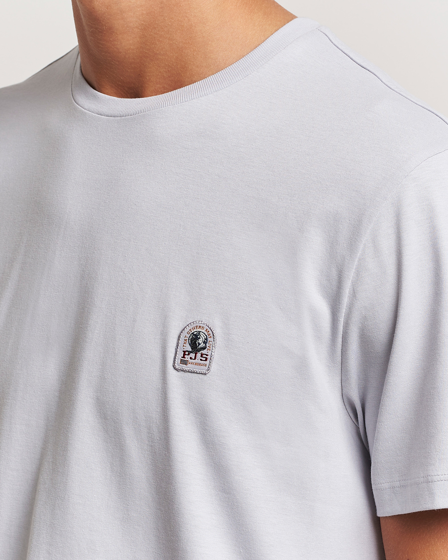 Heren | T-shirts | Parajumpers | Basic Patch T-Shirt Lunar Rock