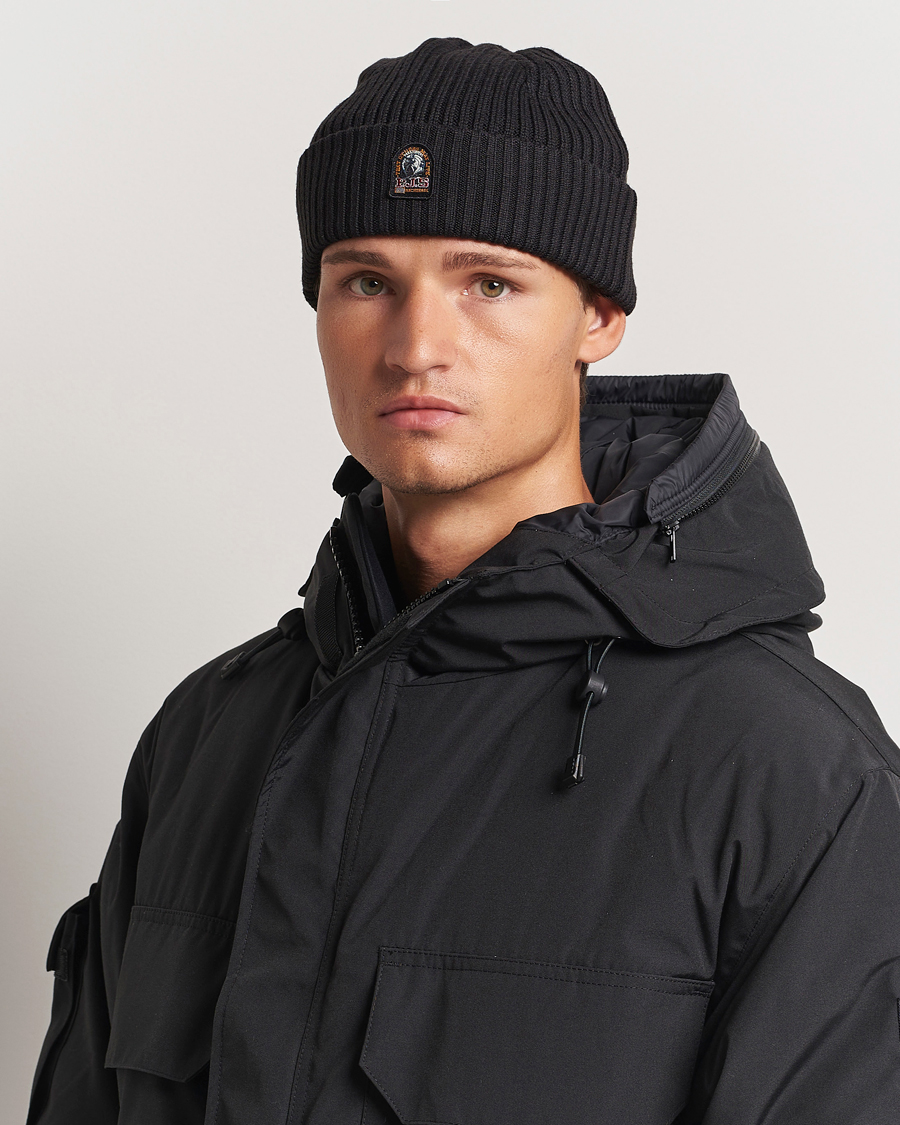 Heren | Mutsen | Parajumpers | Ribbed Hat Black