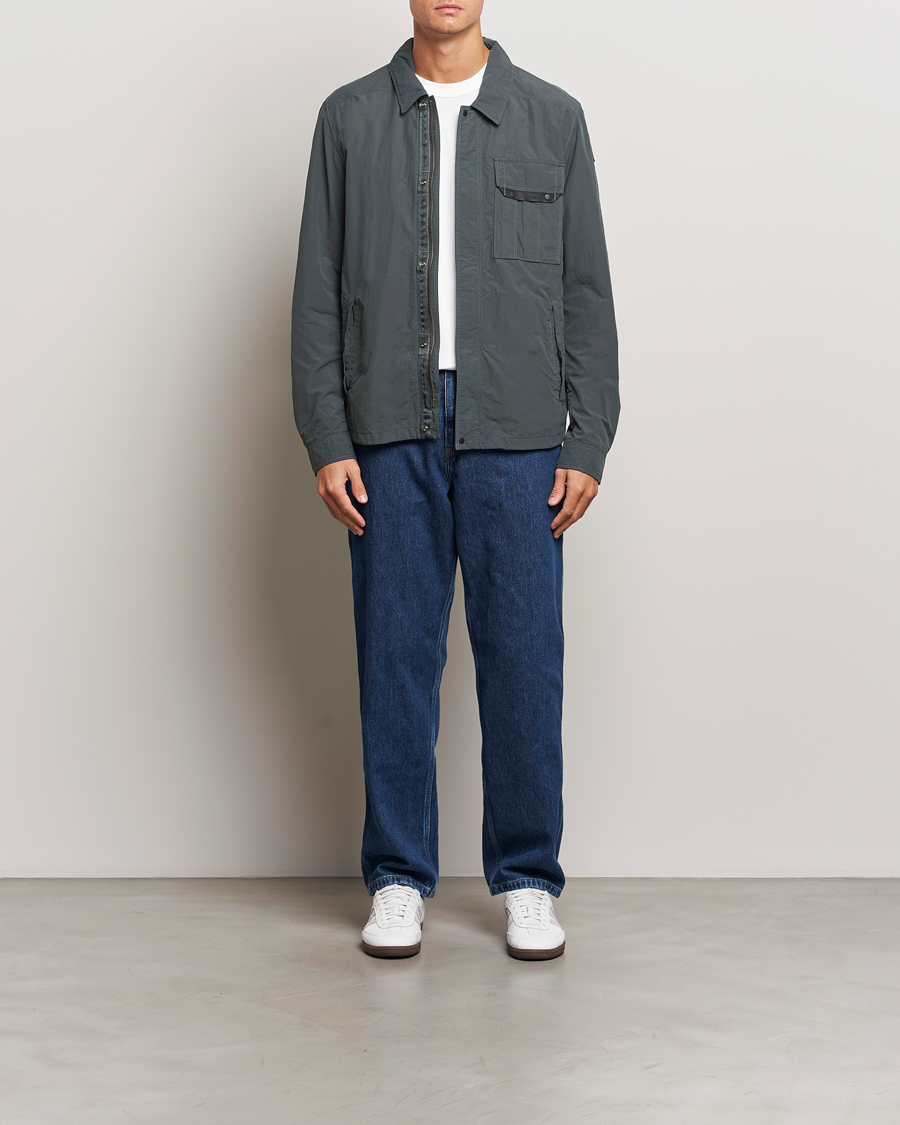 Heren | Jassen | Parajumpers | Miura Peached Poplin Shirt Jacket Green Gables