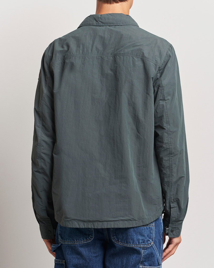 Heren | Jassen | Parajumpers | Miura Peached Poplin Shirt Jacket Green Gables