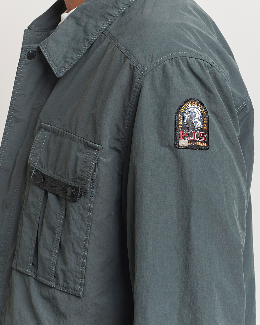 Heren | Jassen | Parajumpers | Miura Peached Poplin Shirt Jacket Green Gables