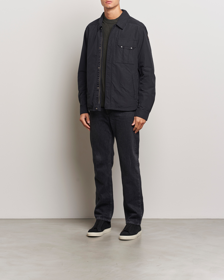 Heren | Jassen | Parajumpers | Miura Peached Poplin Shirt Jacket Black