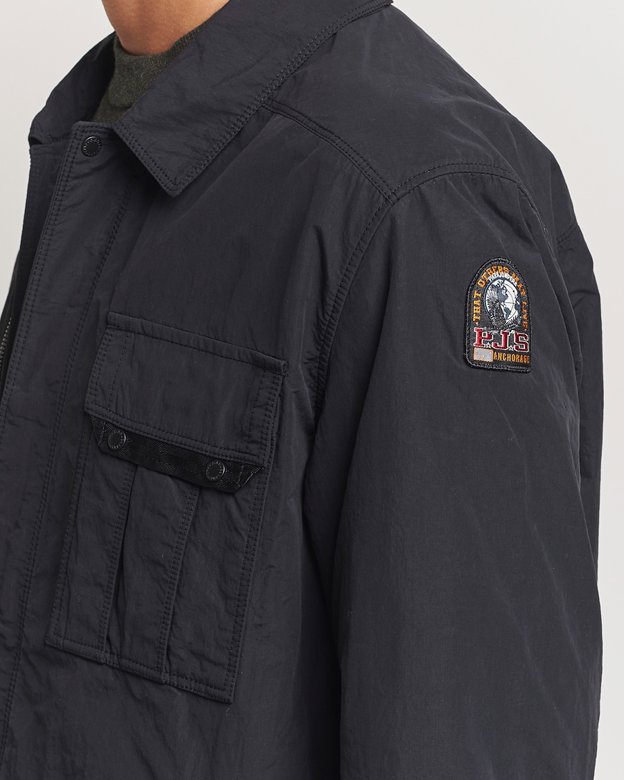 Heren | Jassen | Parajumpers | Miura Peached Poplin Shirt Jacket Black