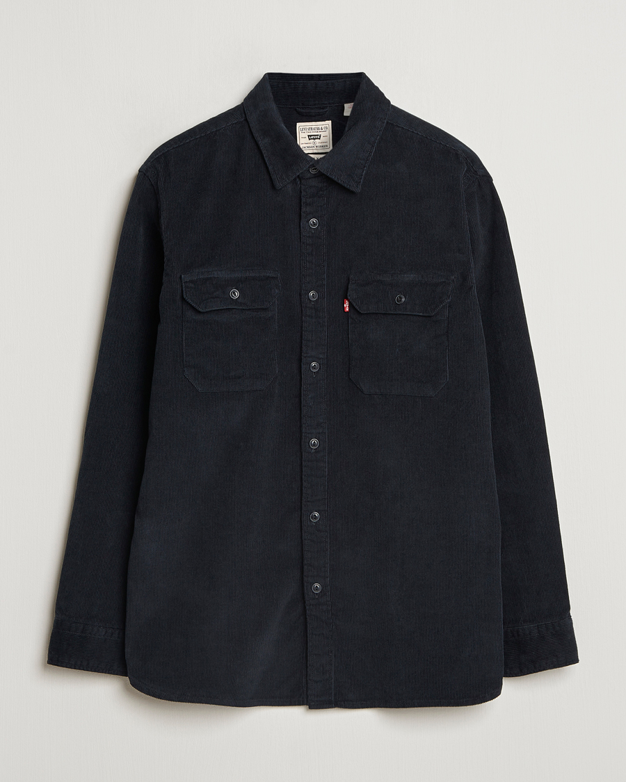 Heren | Overhemden | Levi's | Jackson Corduroy Worker Shirt Jet Black