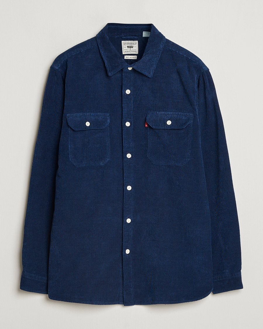 Heren | Overhemden | Levi's | Jackson Corduroy Worker Shirt Enzo Vintage Indigo
