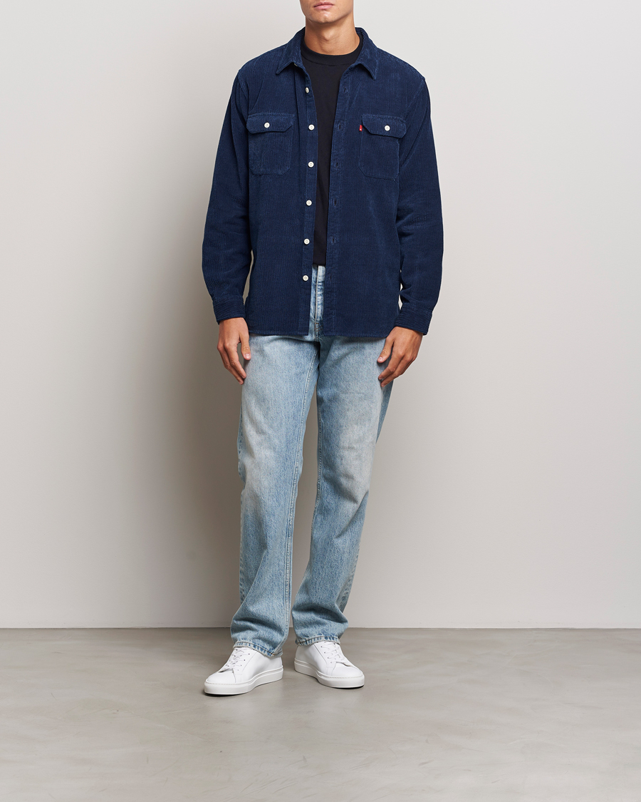 Heren | Overhemden | Levi's | Jackson Corduroy Worker Shirt Enzo Vintage Indigo
