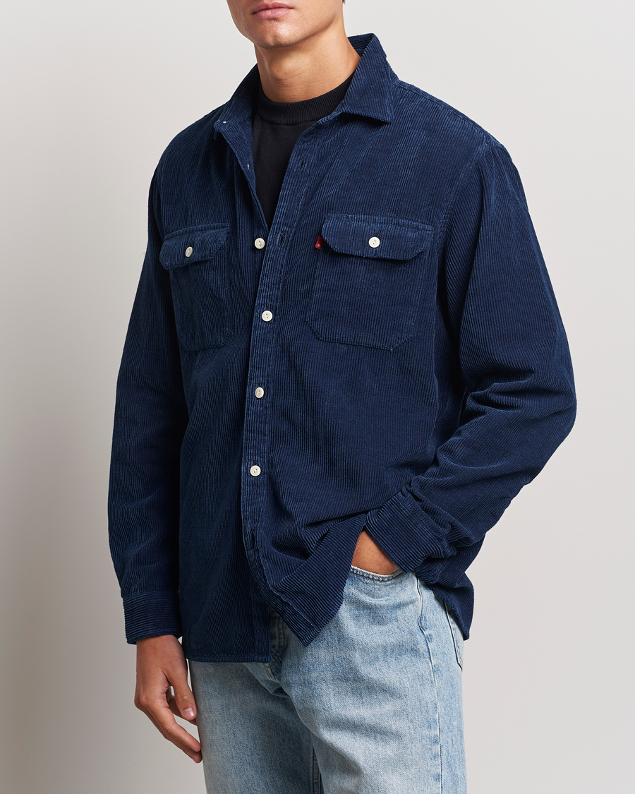 Heren | Overhemden | Levi's | Jackson Corduroy Worker Shirt Enzo Vintage Indigo