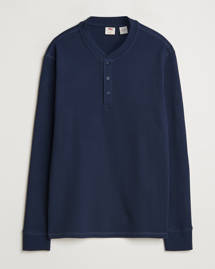 Heren | Truien | Levi's | Thermal Henley Navy Blazer