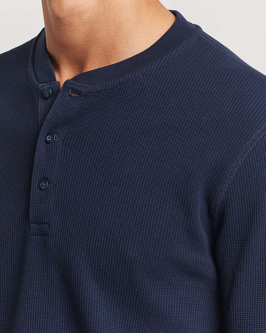 Heren | Truien | Levi's | Thermal Henley Navy Blazer