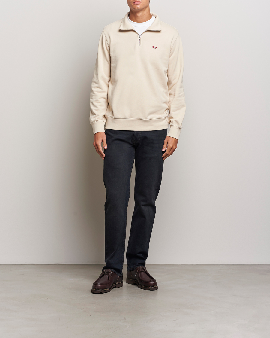 Heren | Truien | Levi's | Original Half Zip Sweater Fog