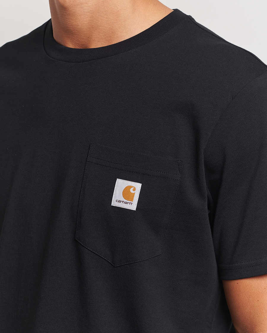 Heren | T-shirts | Carhartt WIP | Pocket Cotton T-Shirt Black