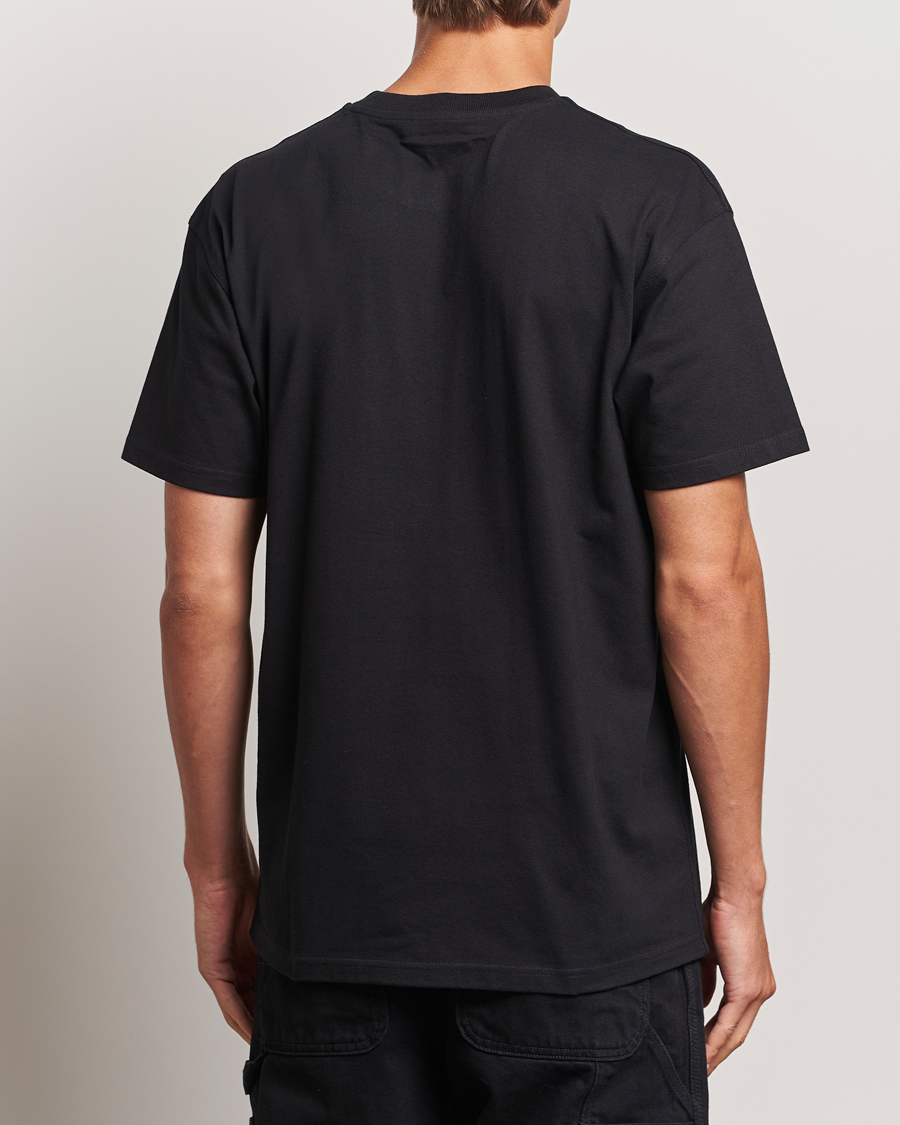 Heren | T-shirts | Carhartt WIP | American Script Short Sleeve T-Shirt Black