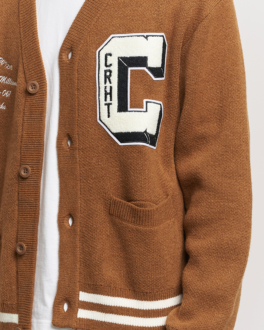 Heren | Truien | Carhartt WIP | Brown Ducks Cardigan Hamilton Brown