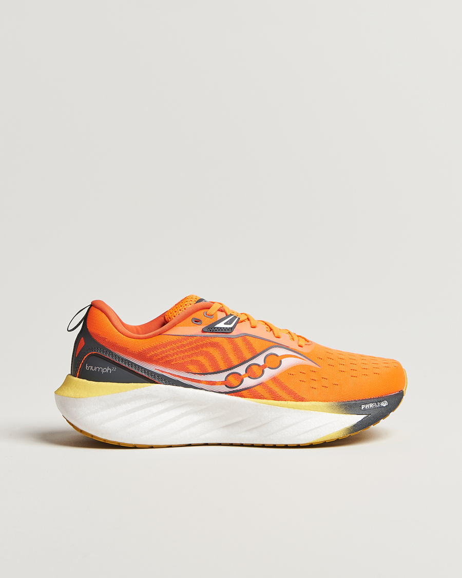 Heren | Saucony Triumph 22 Running Sneakers Spice/Canary | Saucony | Triumph 22 Running Sneakers Spice/Canary