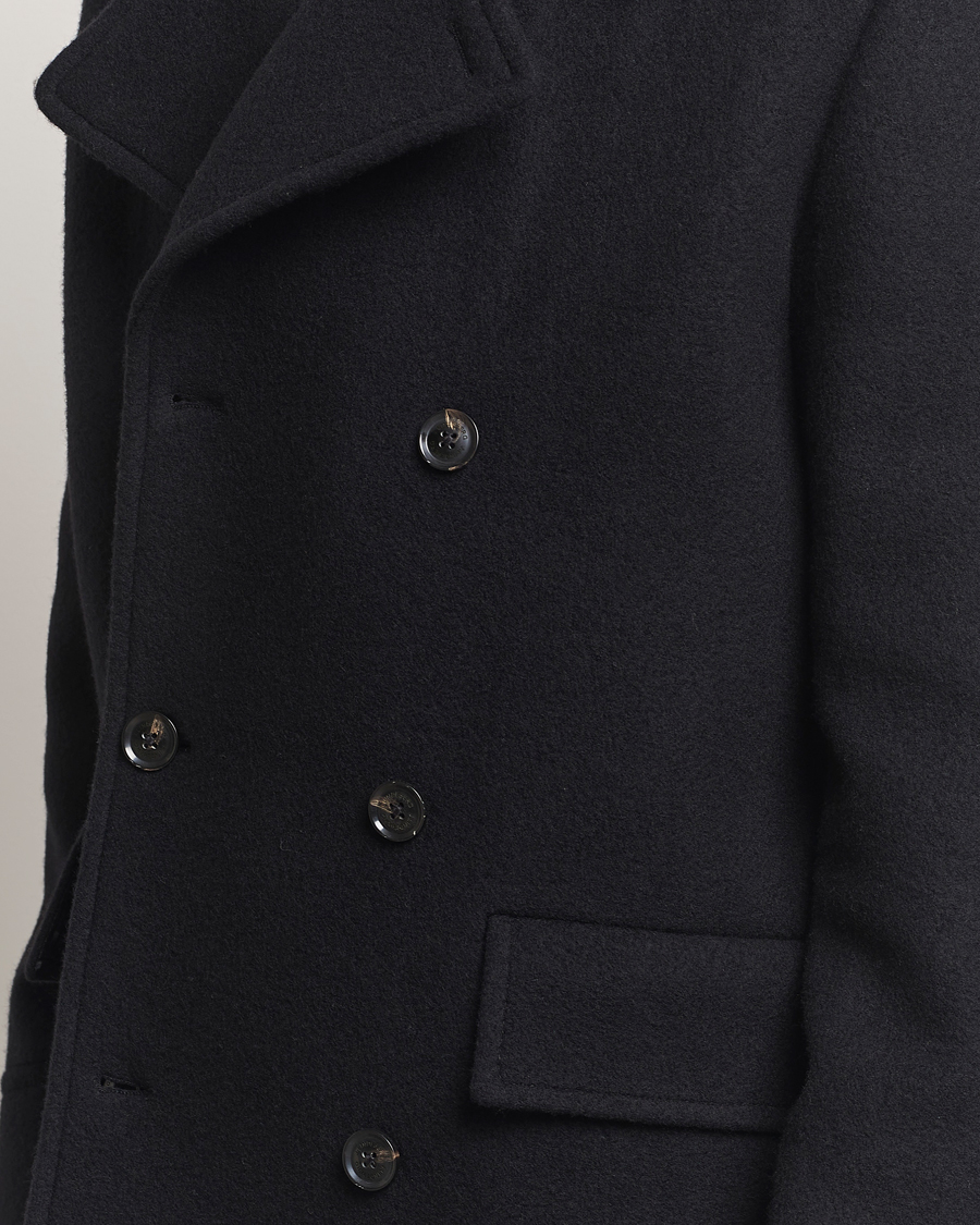 Heren | Jassen | J.Lindeberg | Arno Double Breasted Coat Black