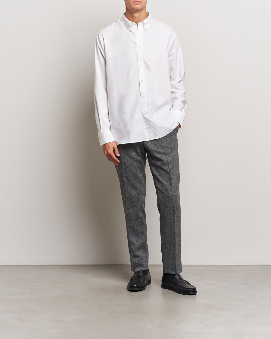 Heren | Broeken | J.Lindeberg | Soren Twill Cash Flannel Pants Night Owl