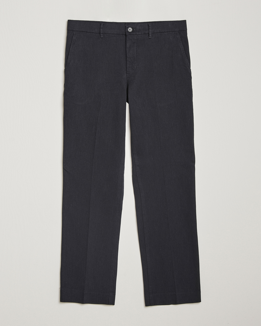 Heren | Broeken | J.Lindeberg | Lois Flannel Twill Pants Dark Grey