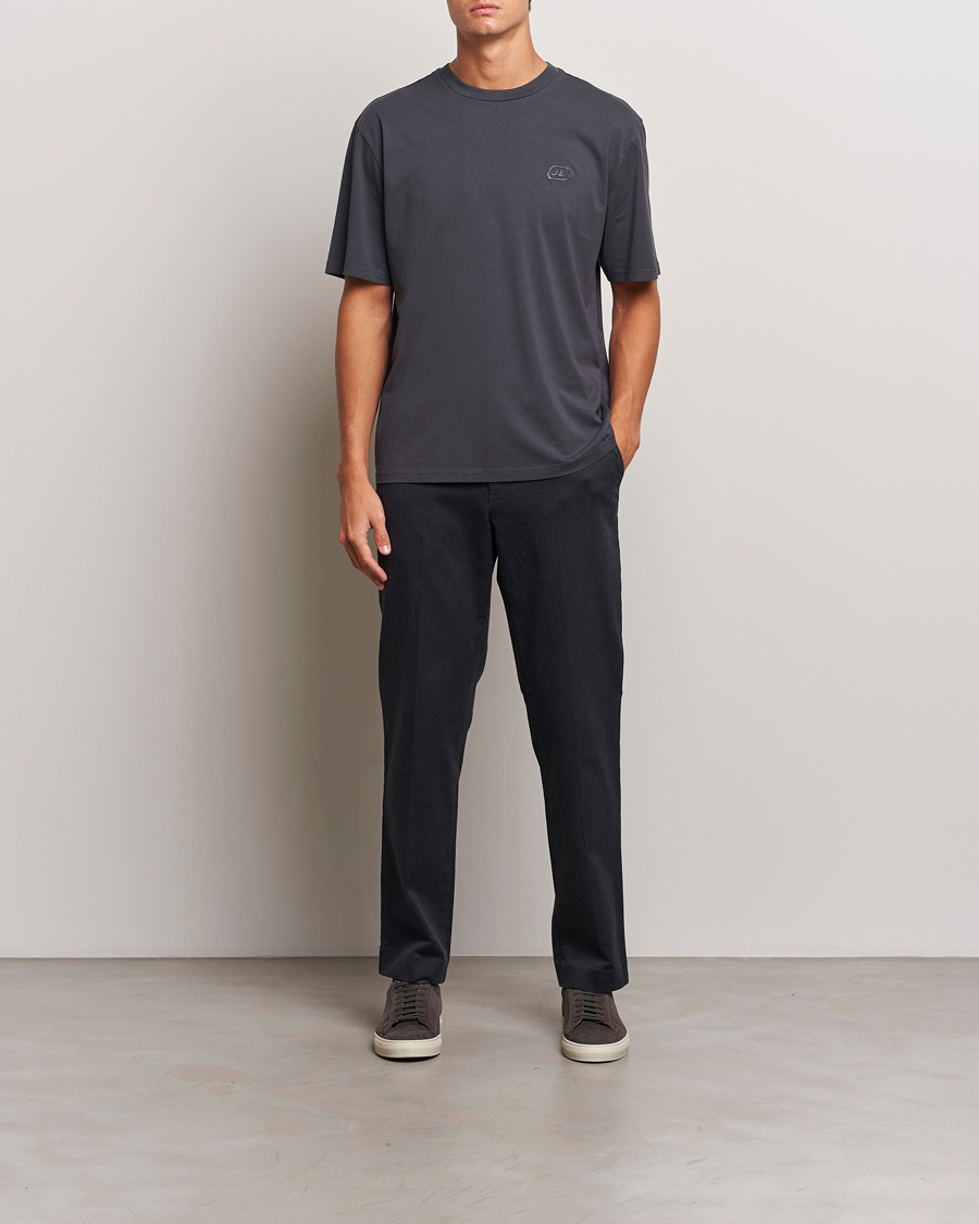 Heren | Broeken | J.Lindeberg | Lois Flannel Twill Pants Dark Grey