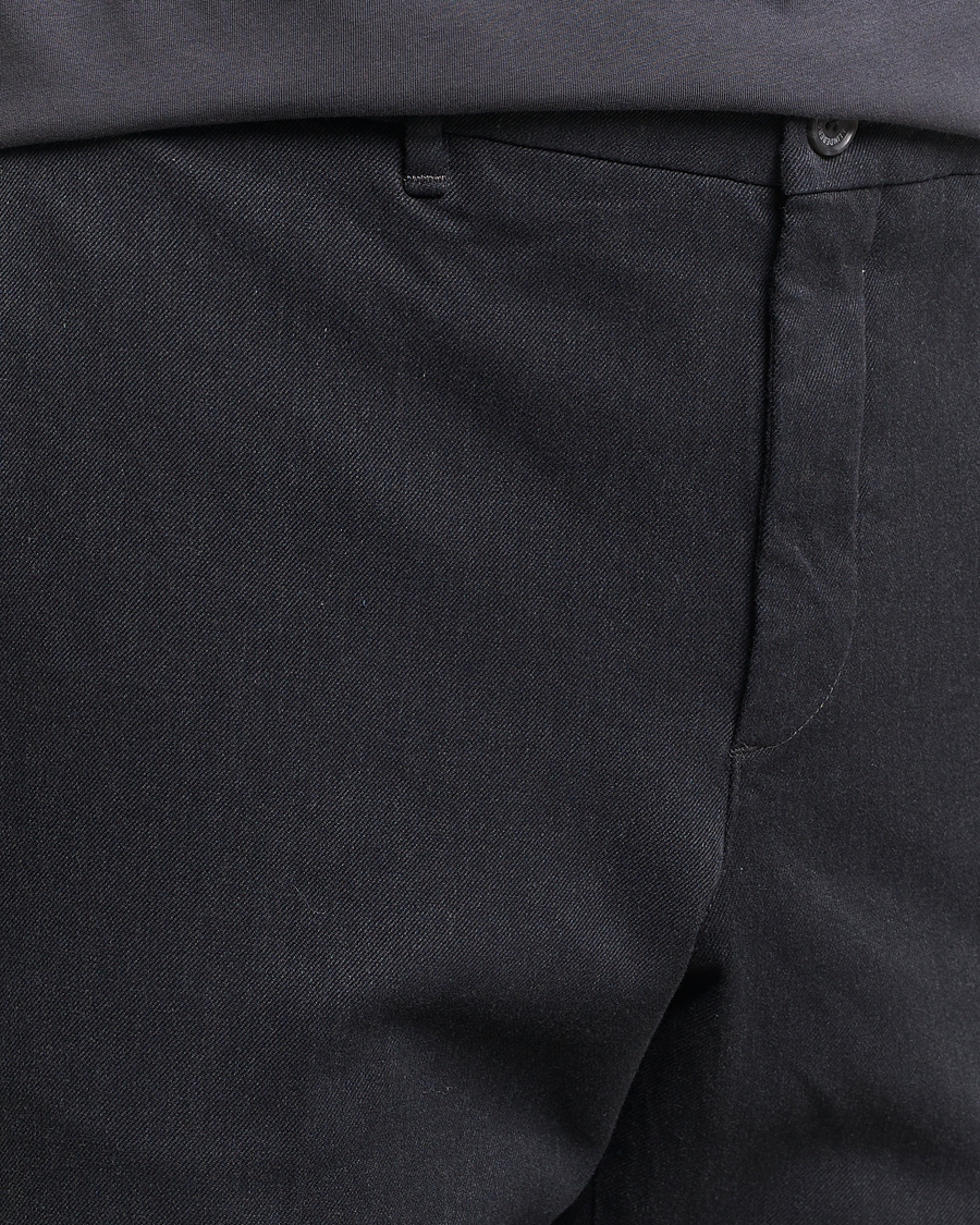 Heren | Broeken | J.Lindeberg | Lois Flannel Twill Pants Dark Grey
