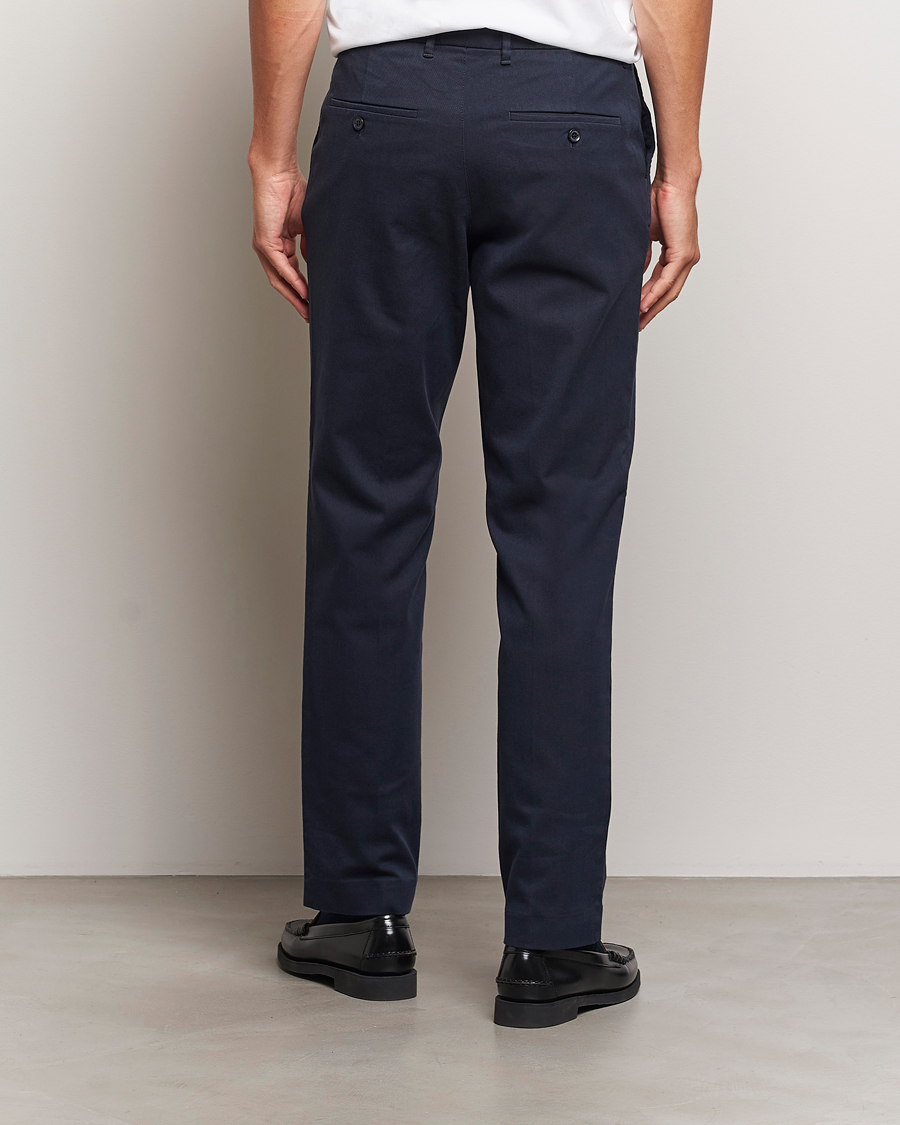 Heren | Broeken | J.Lindeberg | Lois Flannel Twill Pants Navy