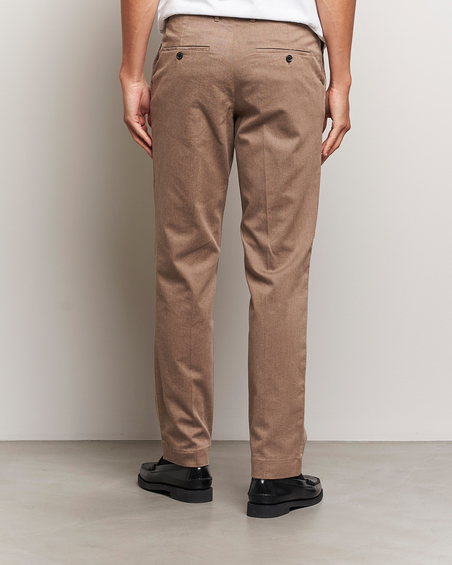 Heren | Broeken | J.Lindeberg | Lois Flannel Twill Pants Tiger Brown