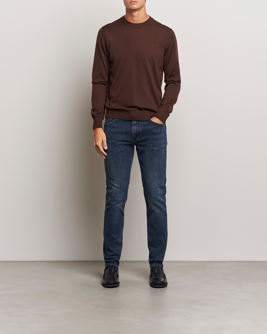 Heren | Jeans | J.Lindeberg | Jay Active Jeans Dark Blue