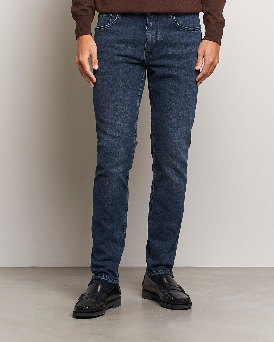 Heren | Jeans | J.Lindeberg | Jay Active Jeans Dark Blue