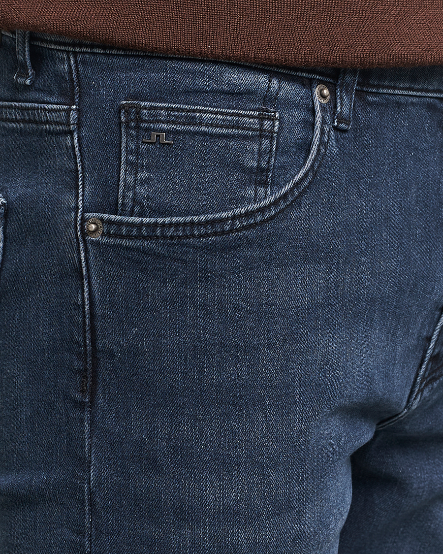 Heren | Jeans | J.Lindeberg | Jay Active Jeans Dark Blue