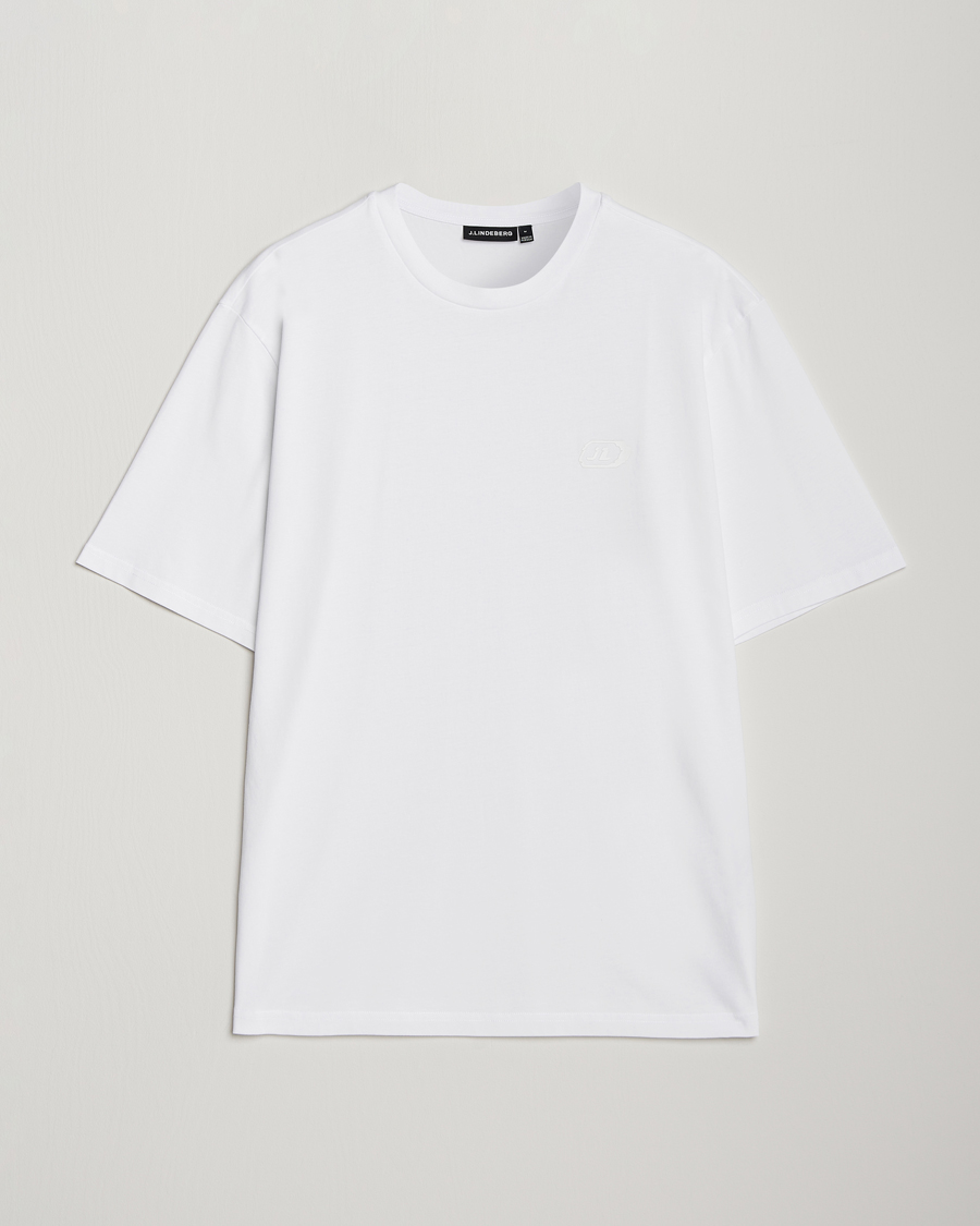 Heren | T-shirts | J.Lindeberg | Hale Logo T-Shirt White