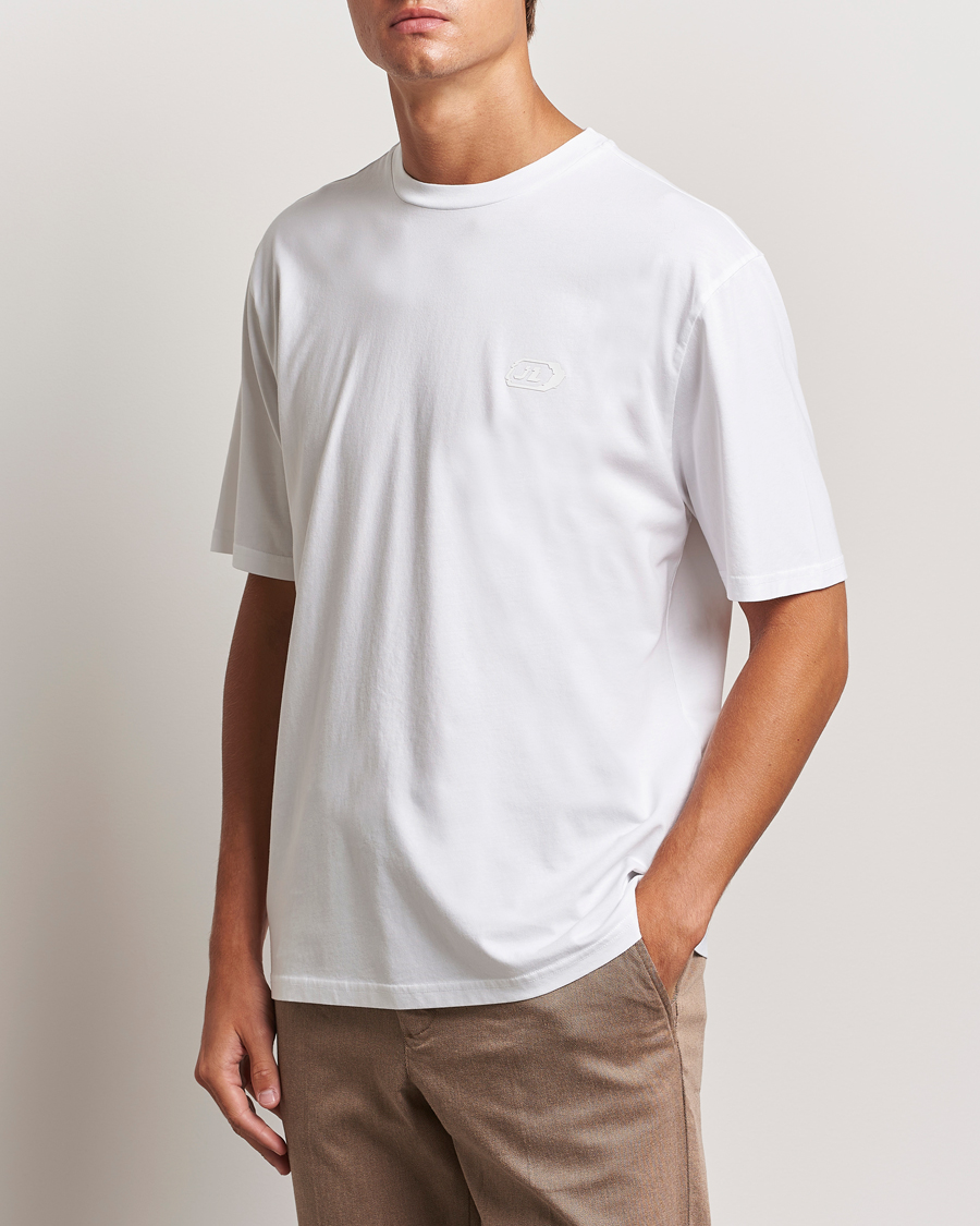 Heren | T-shirts | J.Lindeberg | Hale Logo T-Shirt White