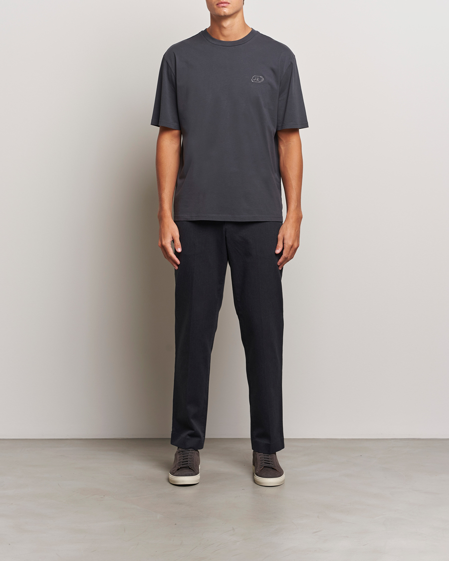 Heren | T-shirts | J.Lindeberg | Hale Logo T-Shirt Washed Black