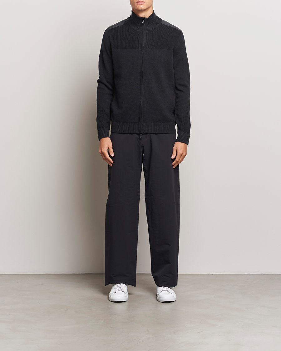 Heren | Truien | J.Lindeberg | Marty Hybrid Jacket Black